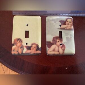 Angel Cherub Light Switch Covers